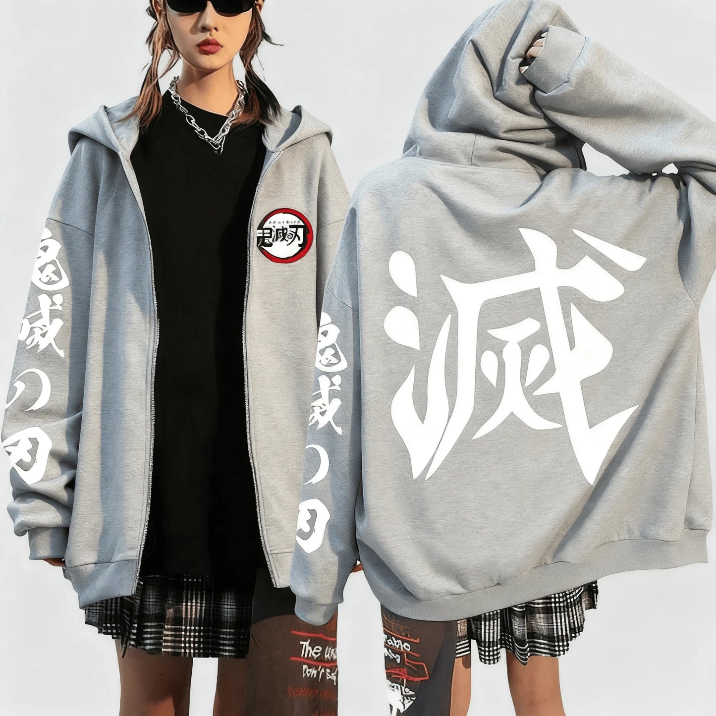 Zipper Hoodie Demon Slayer