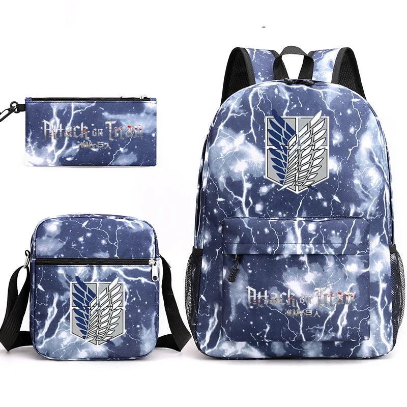 Attack on Titan Backpacks Complete set (8 Options)