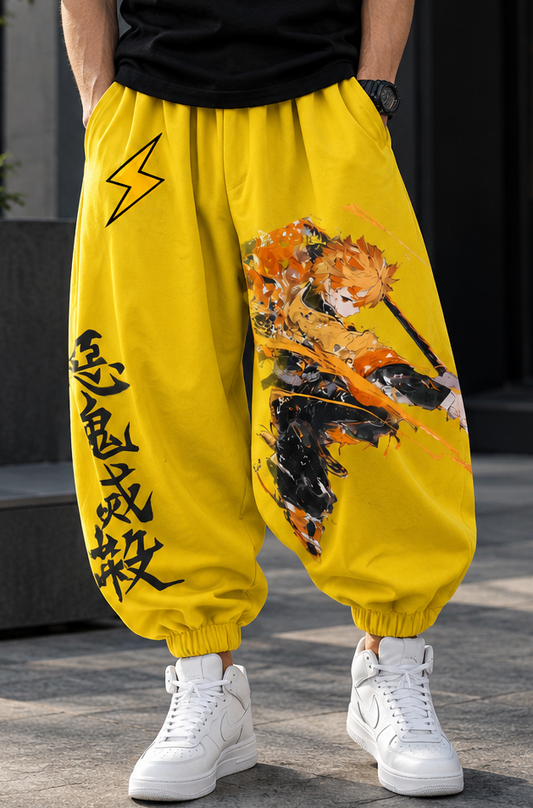 Demon Slayer Pants Zenitsu Agatsuma