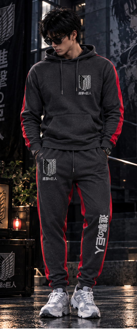 Attack on Titan Hoodies+Pants Suits
