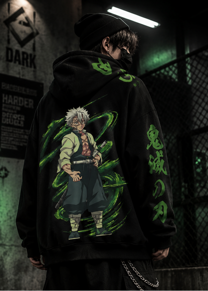 Zipper Hoodies Demon Slayer Shinazugawa Sanemi