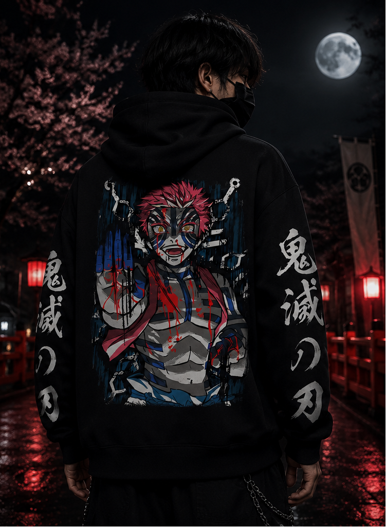 Hoodie Akaza Demon Slayer
