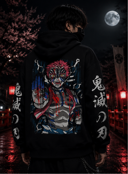 Hoodie Akaza Demon Slayer