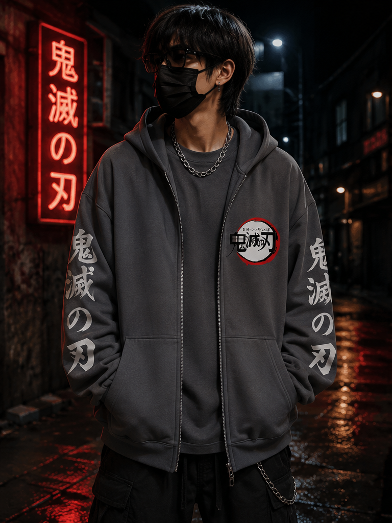 Zipper Hoodie Demon Slayer