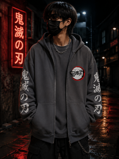 Zipper Hoodie Demon Slayer