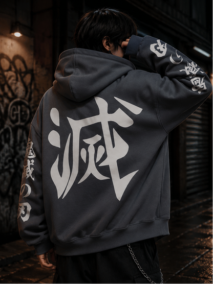 Zipper Hoodie Demon Slayer