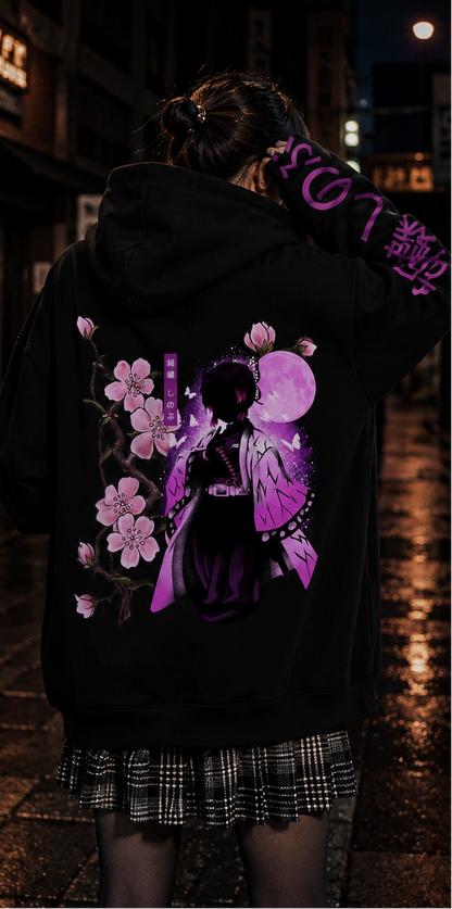 Zipper Hoodie Shinobu Kocho Demon Slayer