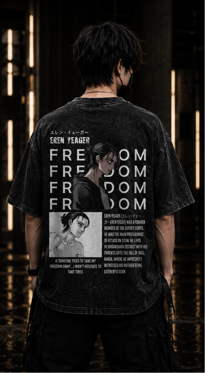 T-shirt Eren Yeager Attack on Titan