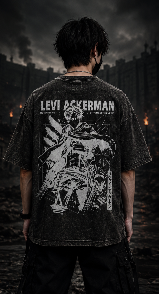 T-shirt Levi Ackerman Attack on Titan