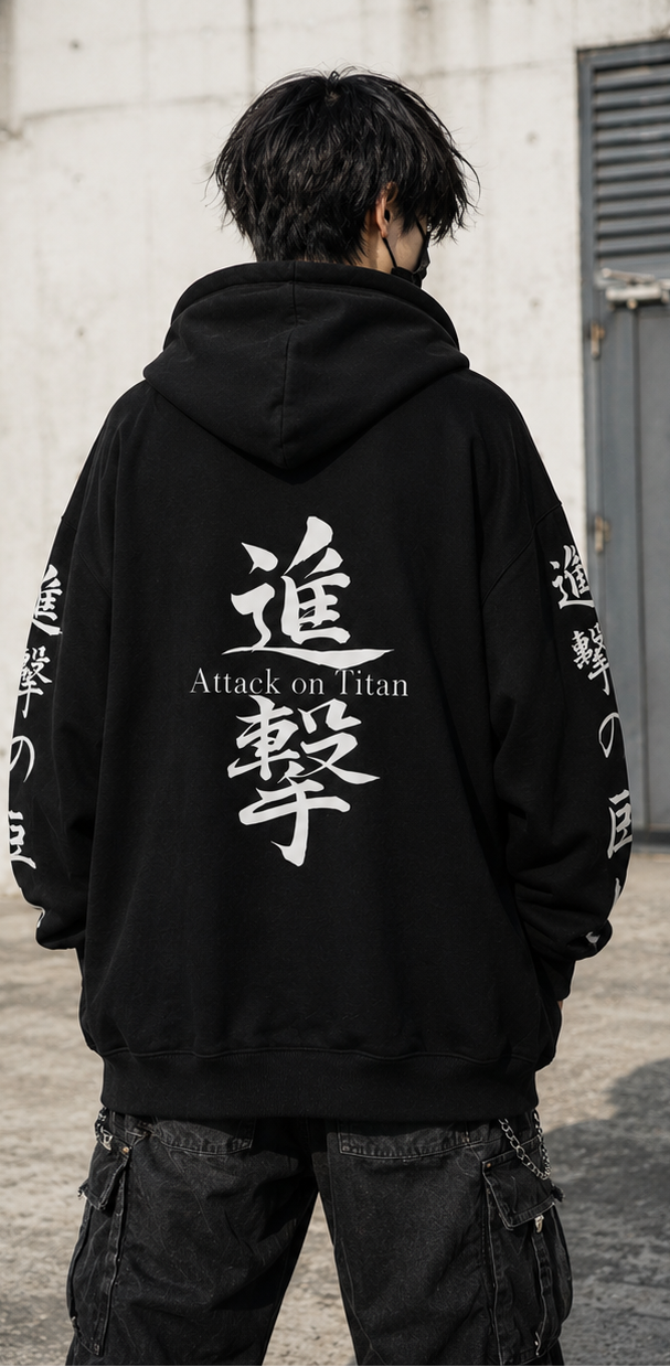 Zipper Hoodie Attack on Titan