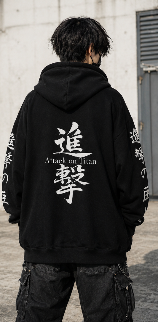Zipper Hoodie Attack on Titan