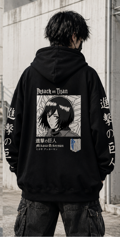 Zipper Hoodie Attack on Titan Mikasa Ackerman