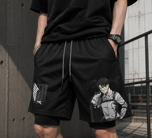 Shorts Attack on Titan Levi-Eren