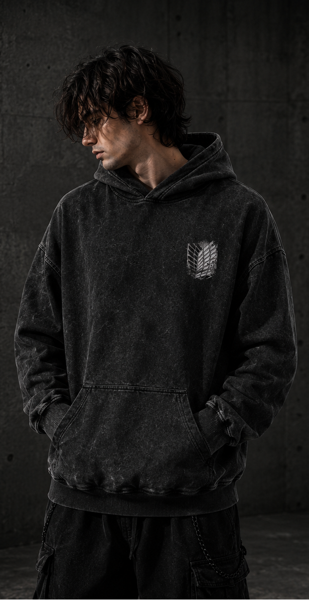 Premium Hoodie Attack On Titan Logo