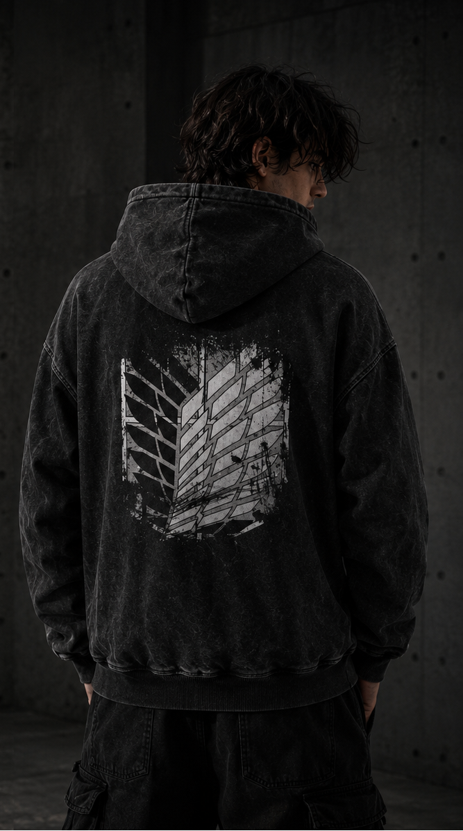 Premium Hoodie Attack On Titan Logo