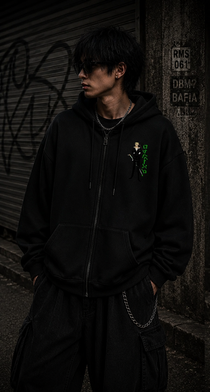 Zip Hoodie One Piece Roronoa Zoro