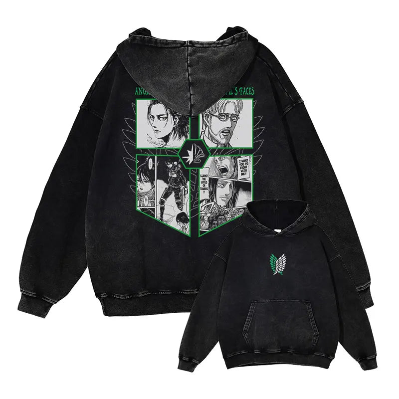 Premium Hoodie Attack on Titan Levi