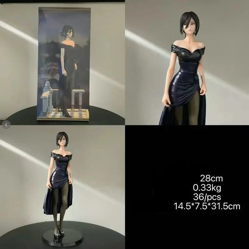 Attack on Titan Figures Mikasa Ackerman 28cm