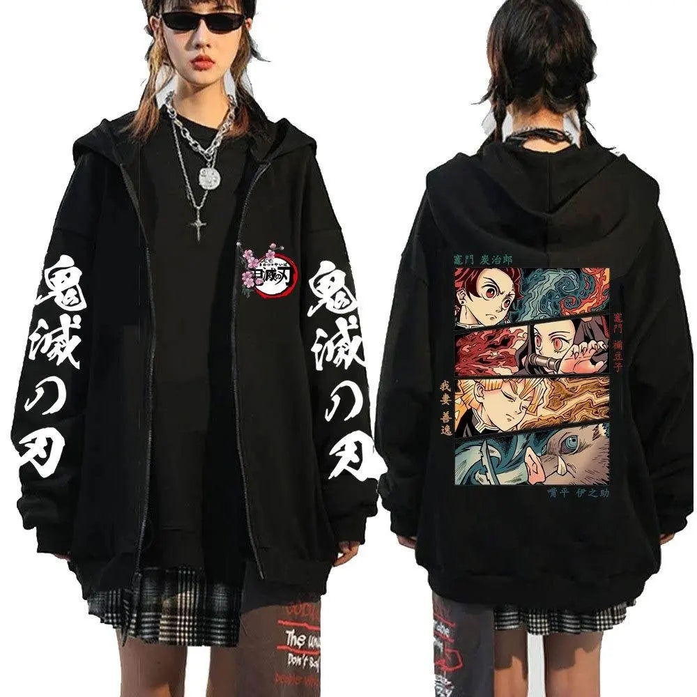 Zipper Hoodie Team Demon Slayer