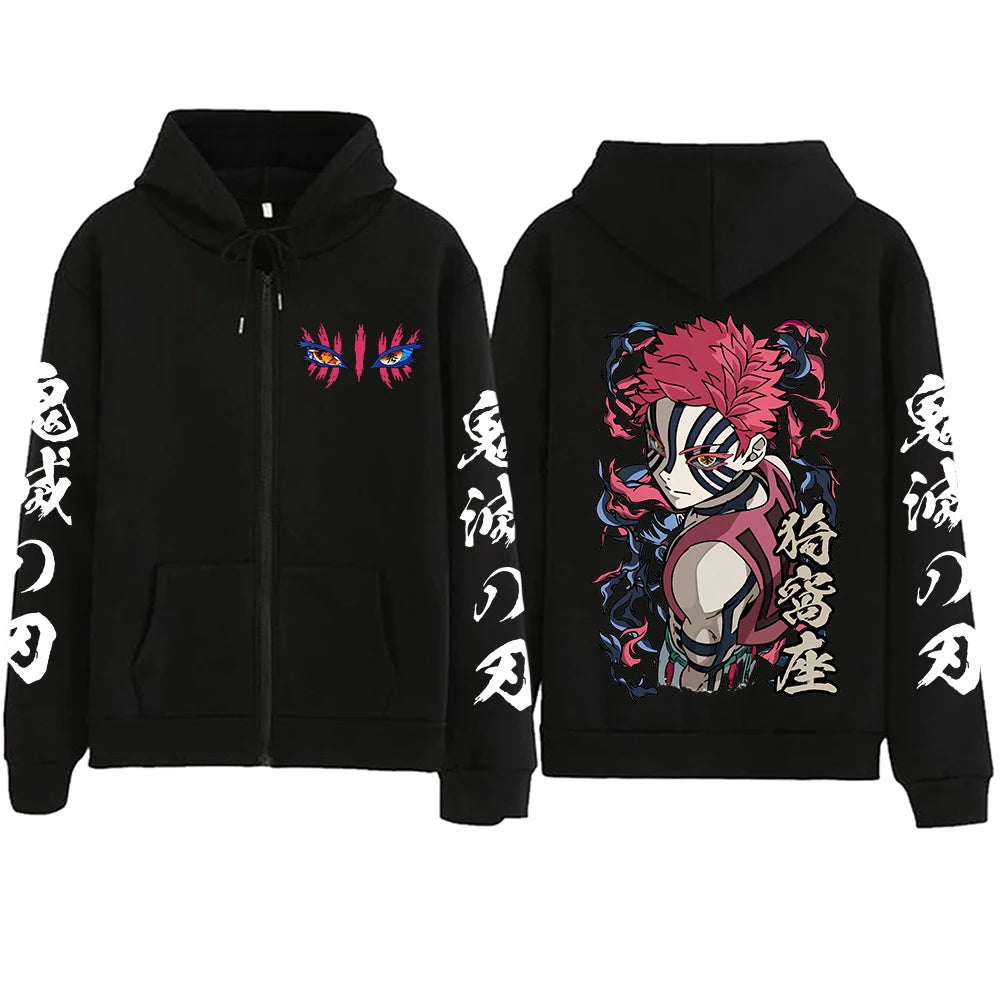 Hoodie Akaza Demon Slayer