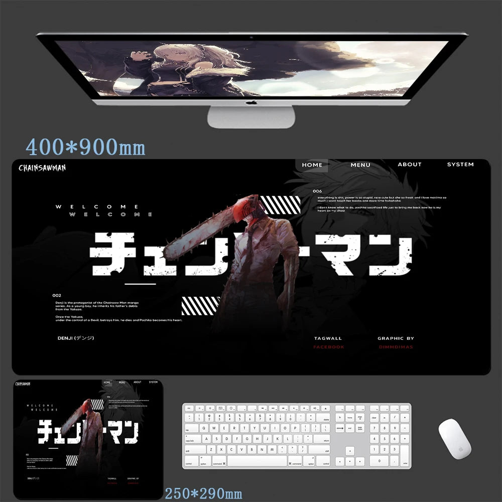 Chainsaw Man Mouse Pad (14 options)