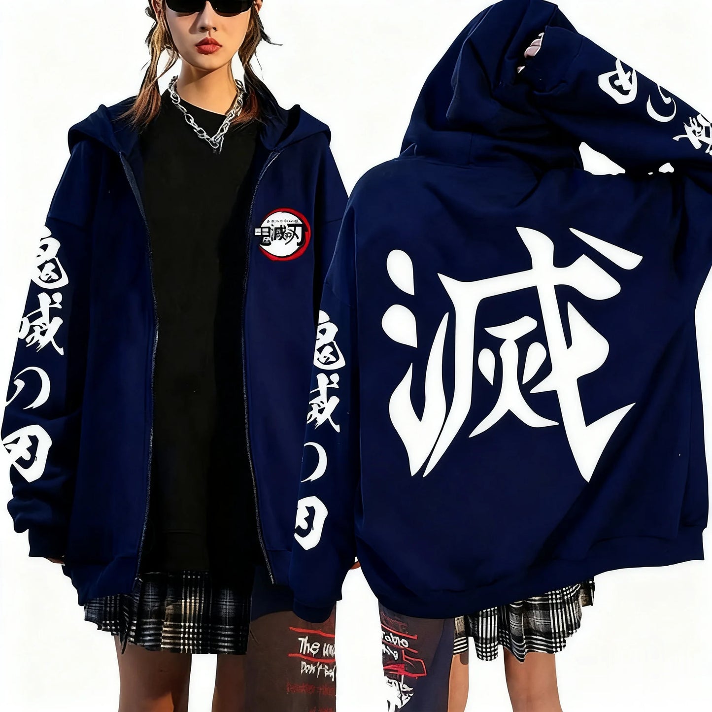 Zipper Hoodie Demon Slayer