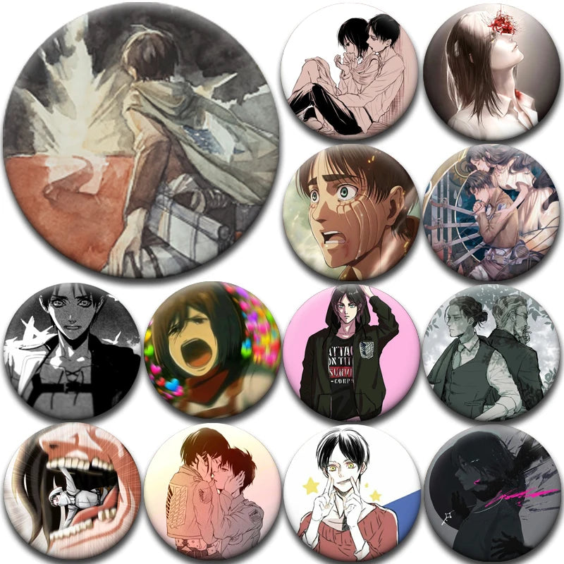 Attack on Titan Badges