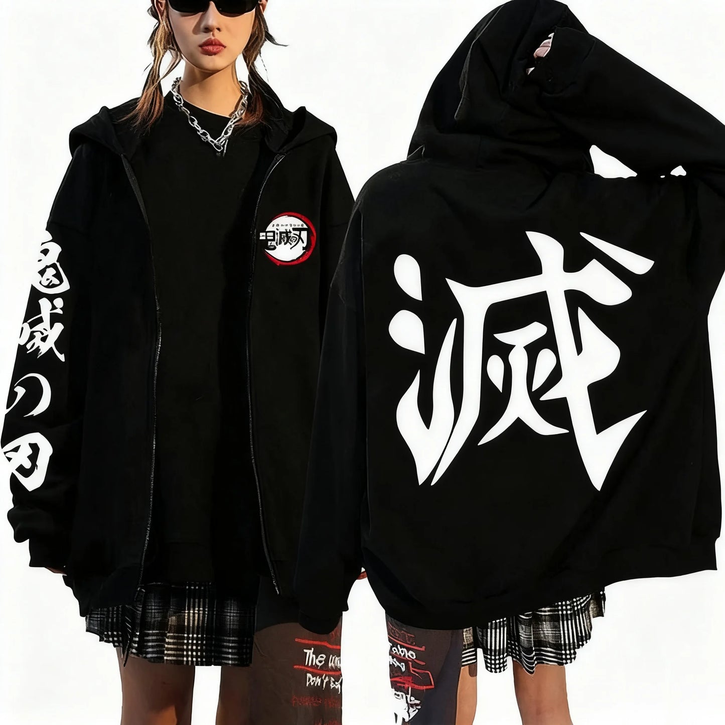 Zipper Hoodie Demon Slayer