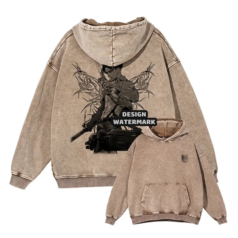 Premium Hoodie Attack on Titan Levi