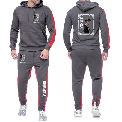 Attack on Titan Hoodies+Pants Suits