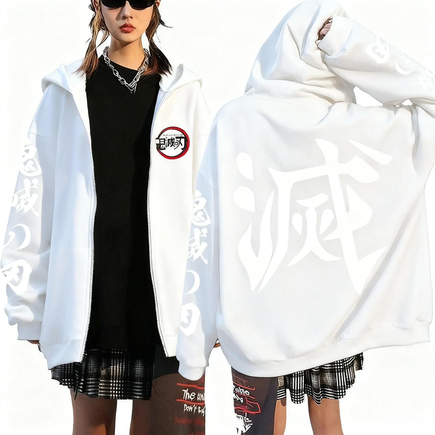 Zipper Hoodie Demon Slayer