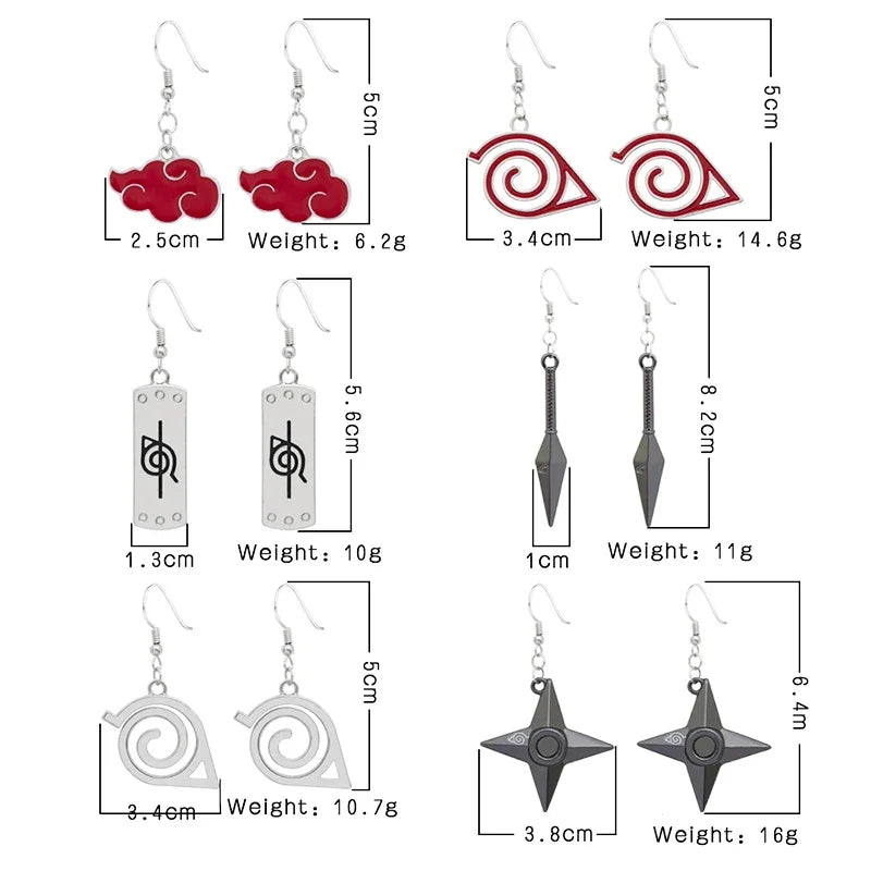 Naruto Earrings