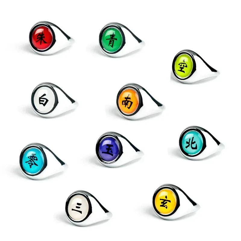 Anillos 10 piezas Naruto Akatsuki