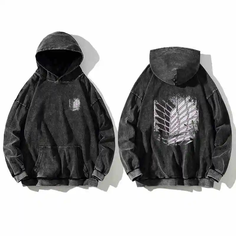 Premium Hoodie Attack On Titan Logo