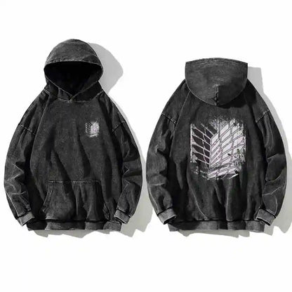 Premium Hoodie Attack On Titan Logo