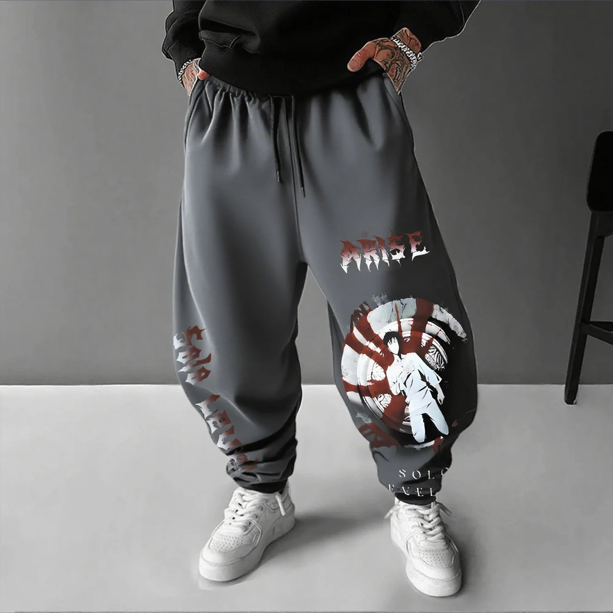 Solo Leveling Pants Graphic