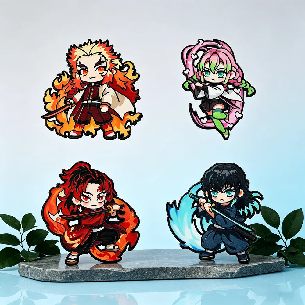 4pcs Pins Demon Slayer