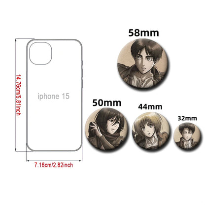 Attack on Titan Badges