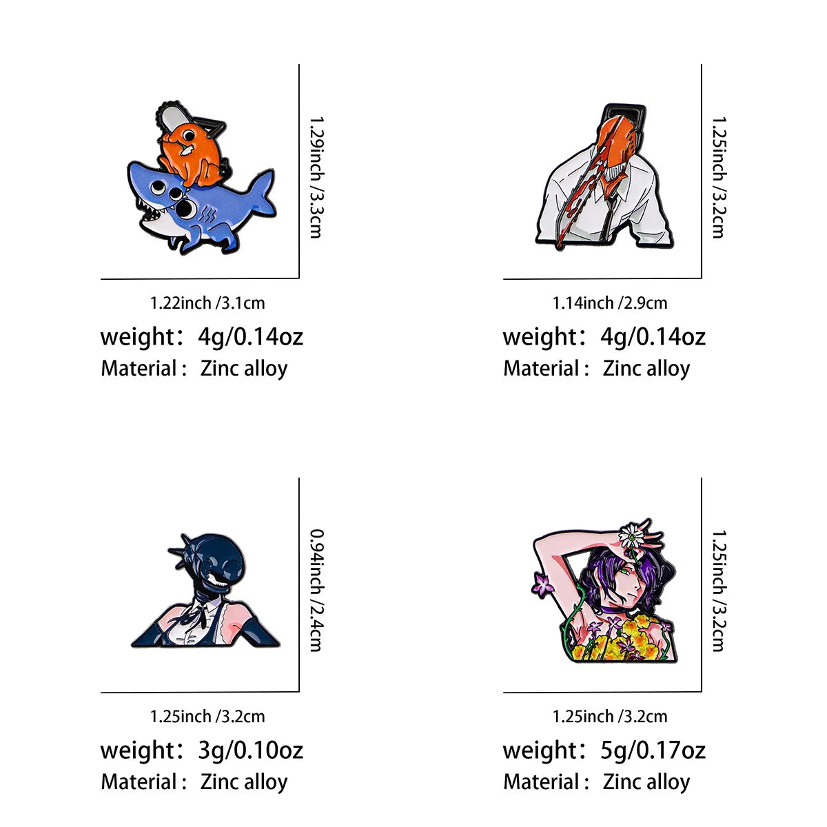 Chainsaw Man Pins