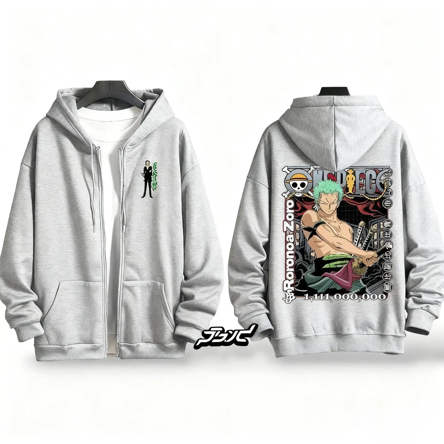 Zip Hoodie One Piece Roronoa Zoro