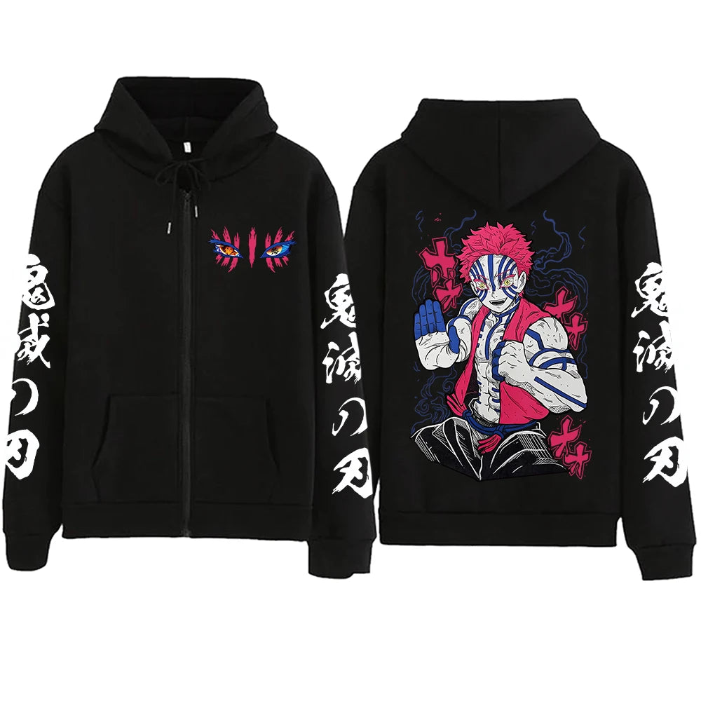 Hoodie Akaza Demon Slayer