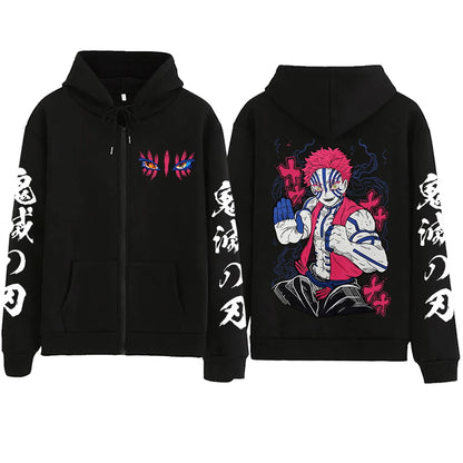 Hoodie Akaza Demon Slayer