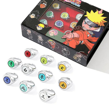 Anillos 10 piezas Naruto Akatsuki