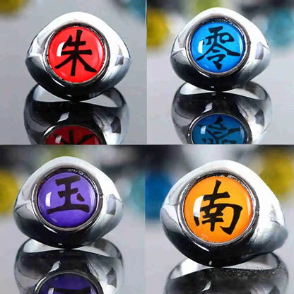 Anillos 10 piezas Naruto Akatsuki