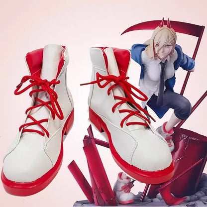 Chainsaw Man Boots Cosplay Power