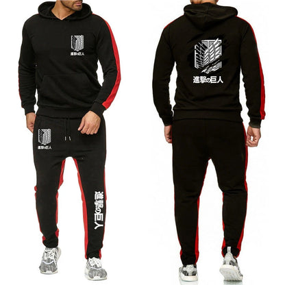 Attack on Titan Hoodies+Pants Suits