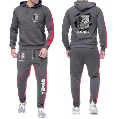 Attack on Titan Hoodies+Pants Suits