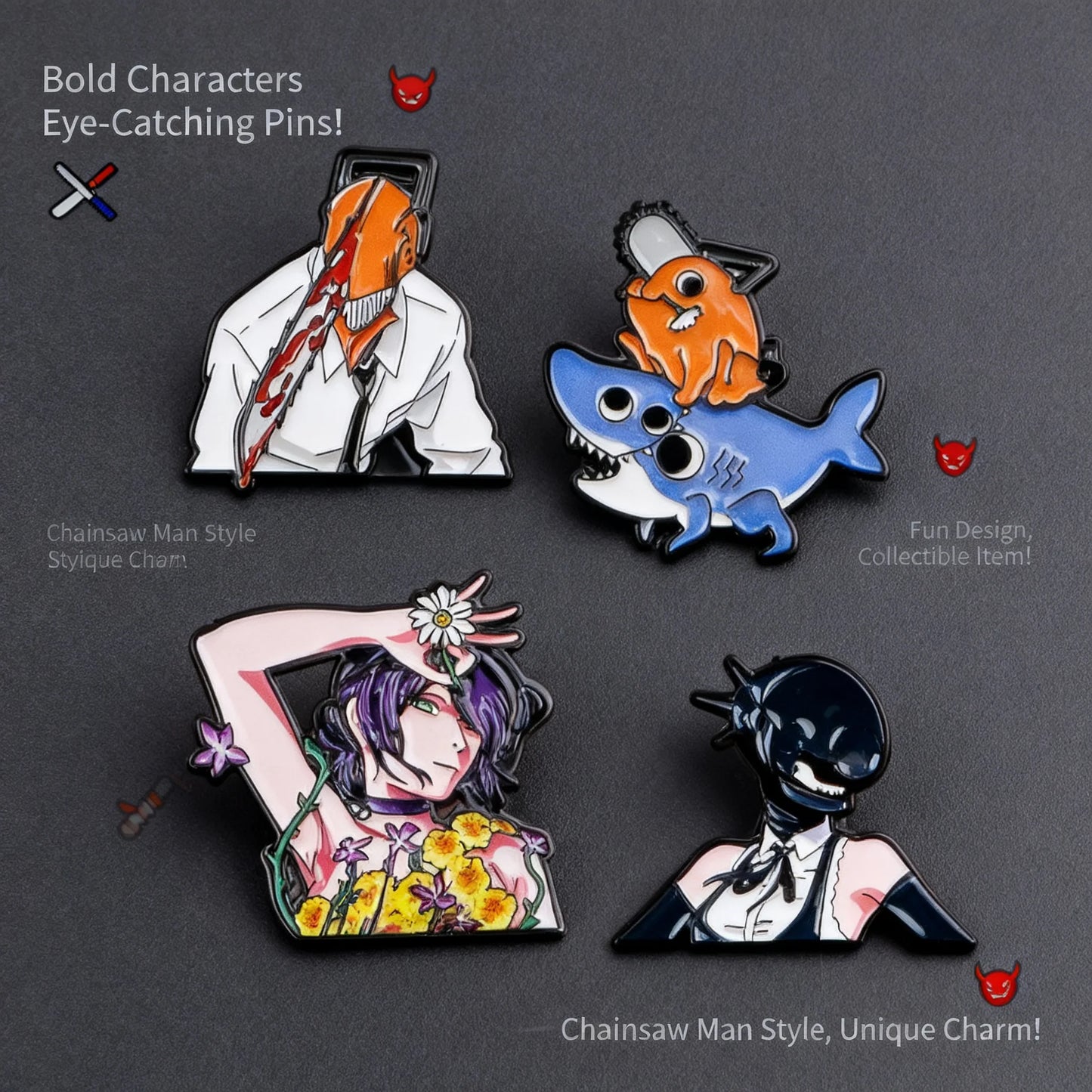 Chainsaw Man Pins