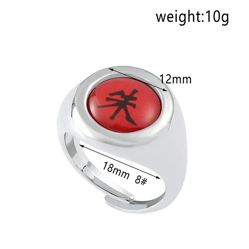 Anillos 10 piezas Naruto Akatsuki